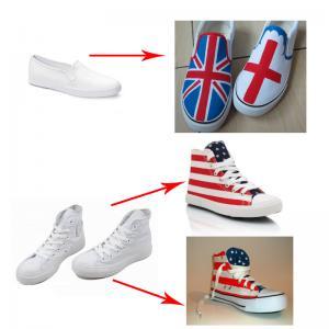 Custom Made - Hand Painted Flag Sneakers