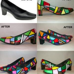 Custom Made Hand Painted Shoes..