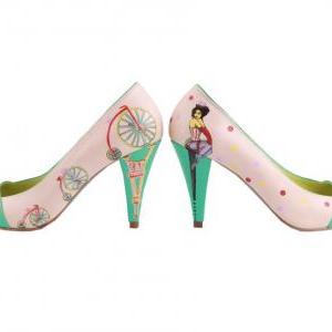 Custom Made - Hand Painted Retro Style Shoes