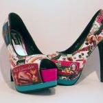 Handcrafted Shoes - I Love Chocolate
