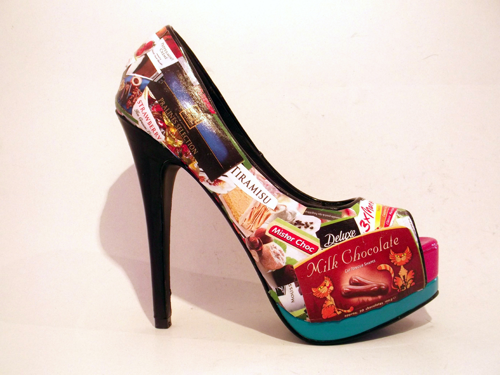 Handcrafted Shoes - I Love Chocolate